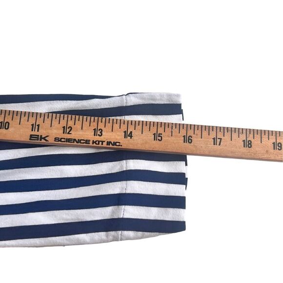 J.Jill black & white horizontal stripes top - Picture 8 of 9